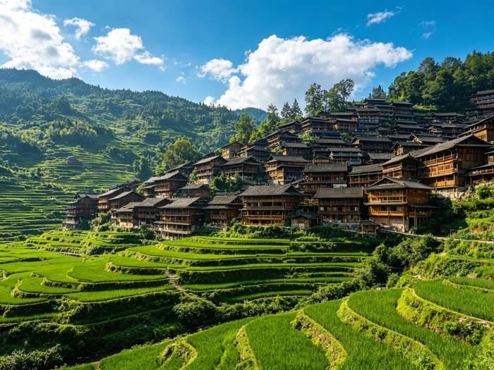 贵阳出发纯玩0购物二日游，游5A荔波小七孔“地球绿宝石”，住西江苗寨赏万家灯火，品苗家长桌宴。 实拍图 2